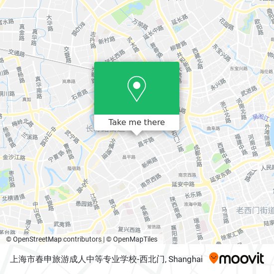 上海市春申旅游成人中等专业学校-西北门 map