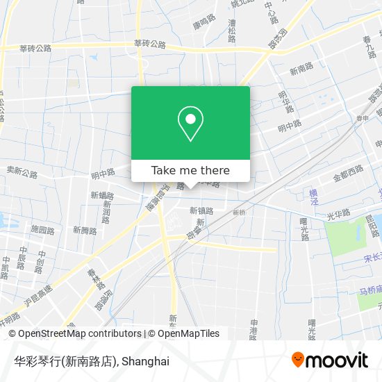 华彩琴行(新南路店) map