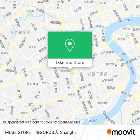 MUSE STORE上海GOROS店 map