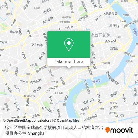 徐汇区中国全球基金结核病项目流动人口结核病防治项目办公室 map