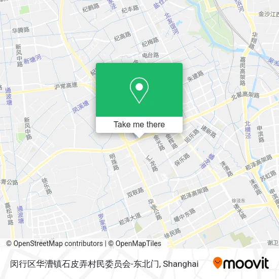 闵行区华漕镇石皮弄村民委员会-东北门 map
