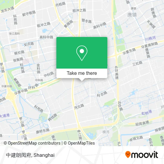 中建朗阅府 map
