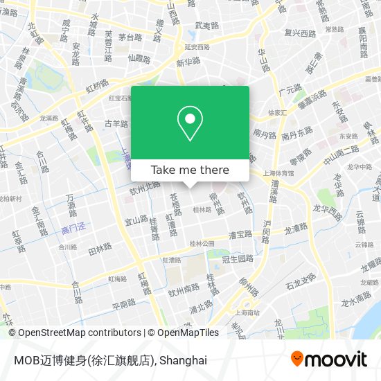 MOB迈博健身(徐汇旗舰店) map