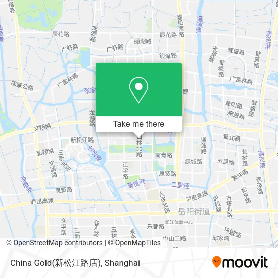 China Gold(新松江路店) map