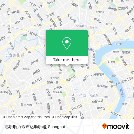 惠听听力瑞声达助听器 map