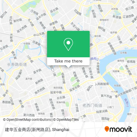 建华五金商店(新闸路店) map