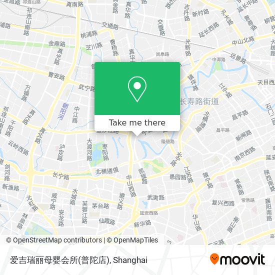 爱吉瑞丽母婴会所(普陀店) map