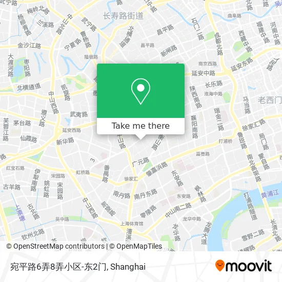 宛平路6弄8弄小区-东2门 map
