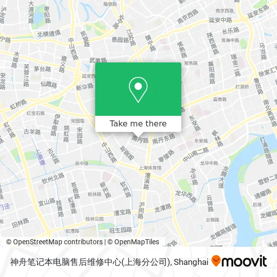 神舟笔记本电脑售后维修中心(上海分公司) map