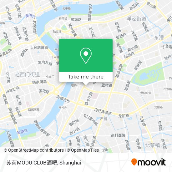 苏荷MODU CLUB酒吧 map