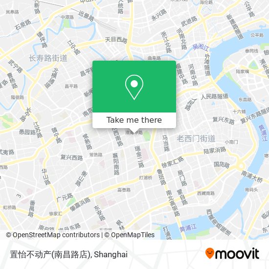 置怡不动产(南昌路店) map