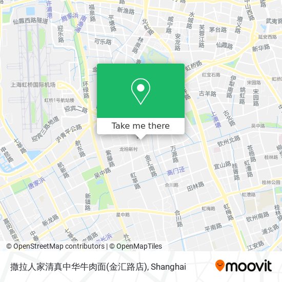 撒拉人家清真中华牛肉面(金汇路店) map