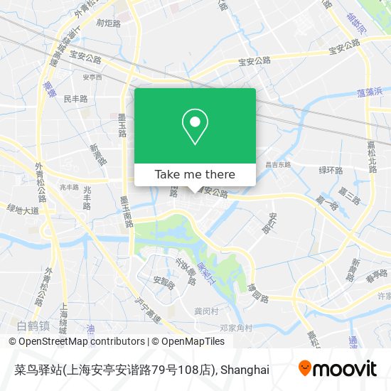 菜鸟驿站(上海安亭安谐路79号108店) map