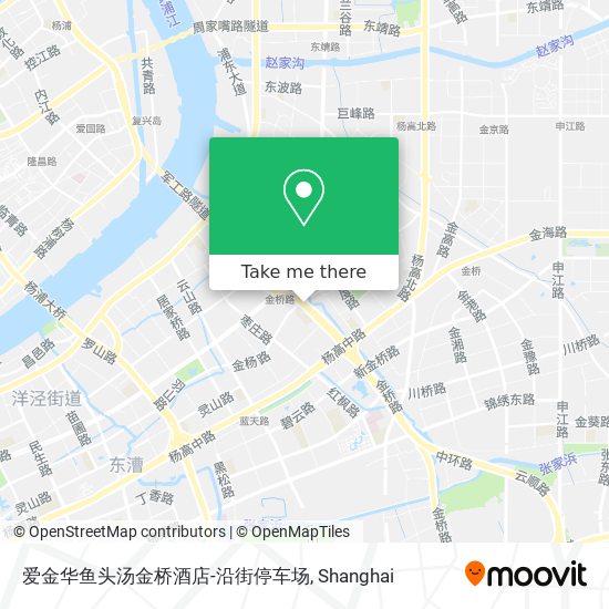 爱金华鱼头汤金桥酒店-沿街停车场 map