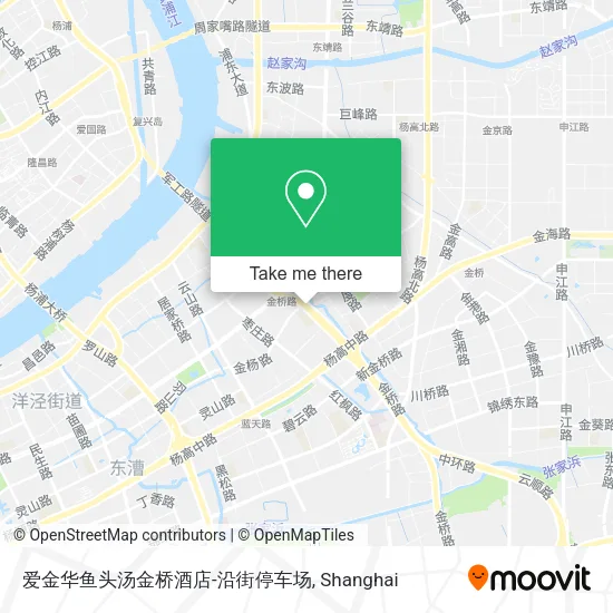 爱金华鱼头汤金桥酒店-沿街停车场 map