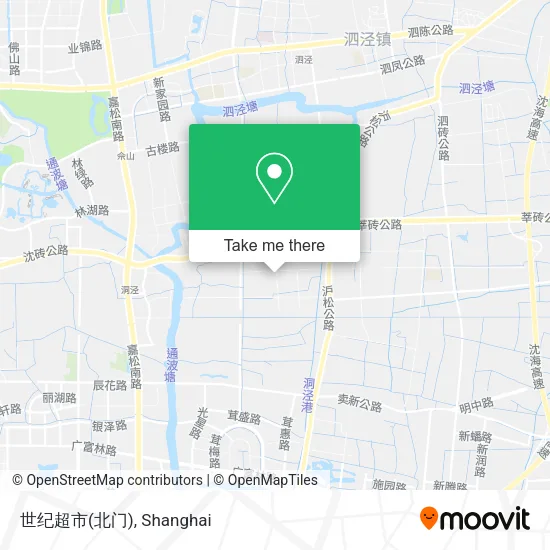 世纪超市(北门) map