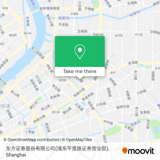 东方证券股份有限公司(浦东平度路证券营业部) map
