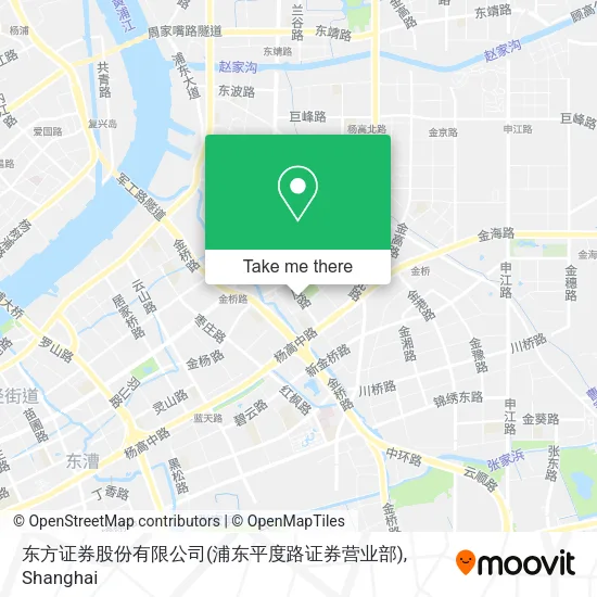 东方证券股份有限公司(浦东平度路证券营业部) map