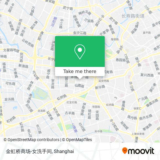 金虹桥商场-女洗手间 map