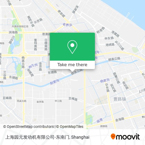 上海园元发动机有限公司-东南门 map