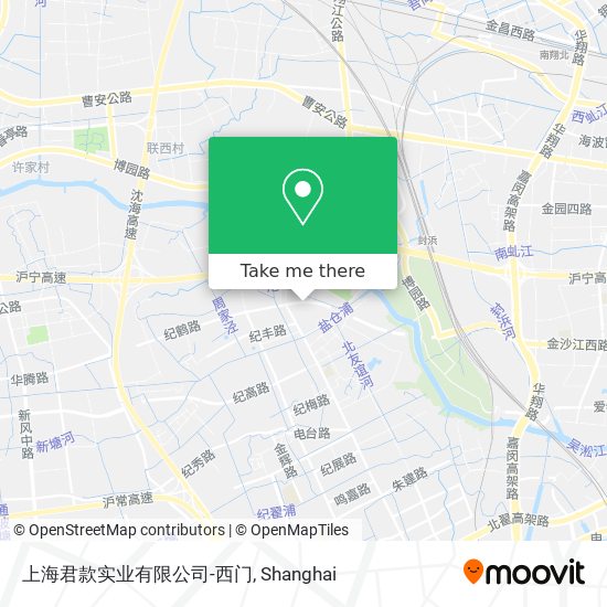 上海君款实业有限公司-西门 map