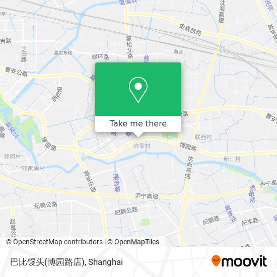 巴比馒头(博园路店) map