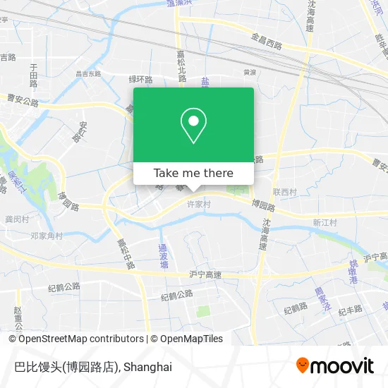 巴比馒头(博园路店) map