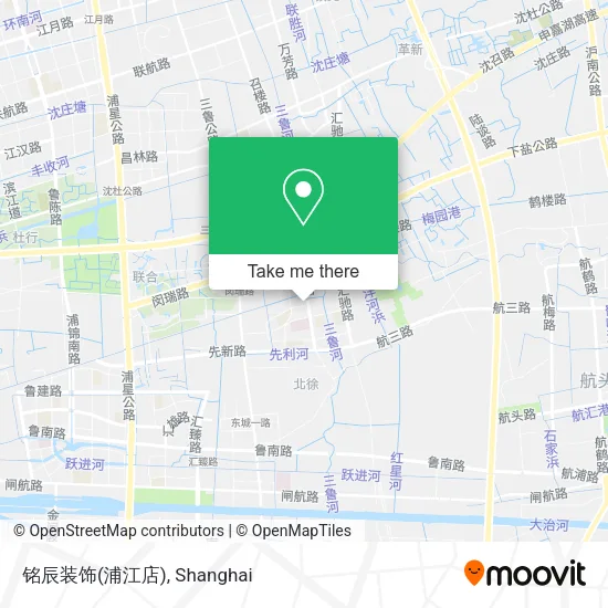 铭辰装饰(浦江店) map