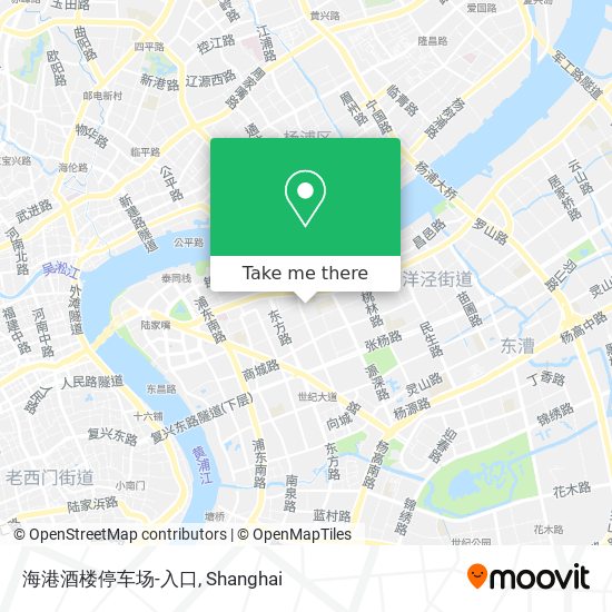 海港酒楼停车场-入口 map