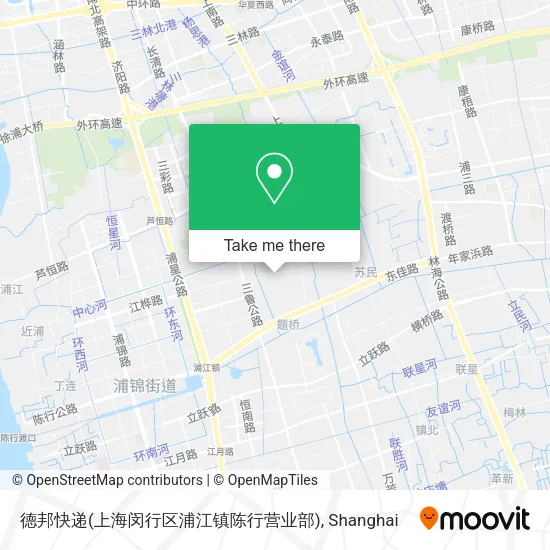 德邦快递(上海闵行区浦江镇陈行营业部) map
