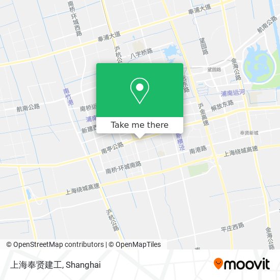 上海奉贤建工 map