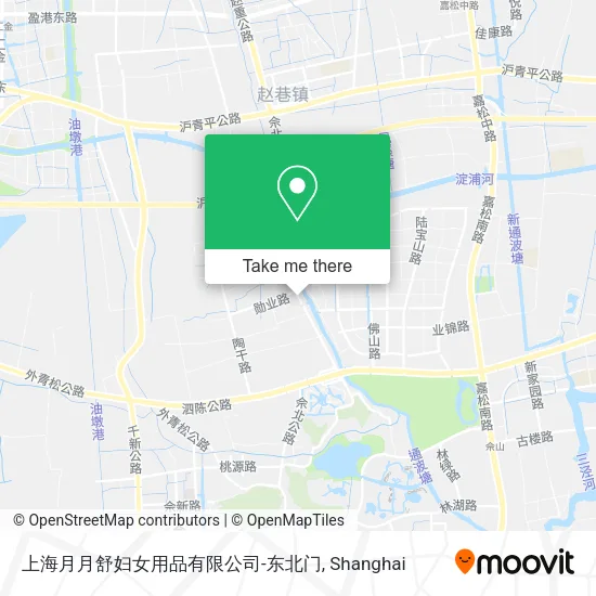 上海月月舒妇女用品有限公司-东北门 map
