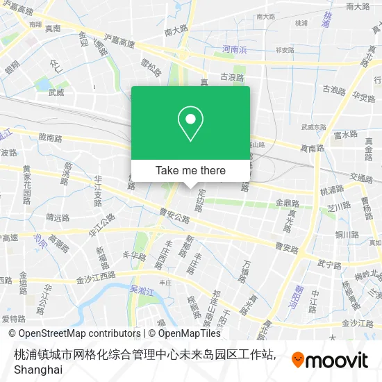 桃浦镇城市网格化综合管理中心未来岛园区工作站 map