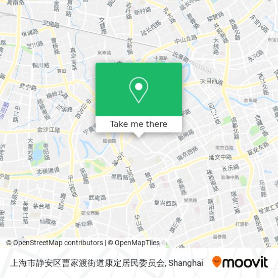 上海市静安区曹家渡街道康定居民委员会 map