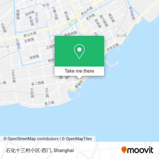 石化十三村小区-西门 map