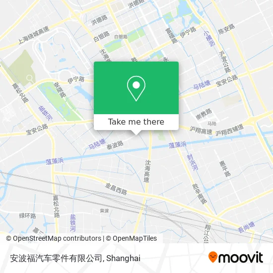 安波福汽车零件有限公司 map