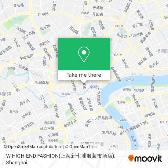 W HIGH-END FASHION(上海新七浦服装市场店) map