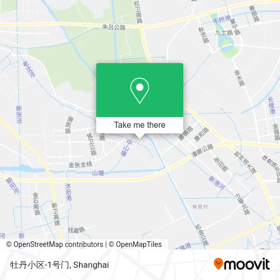 牡丹小区-1号门 map