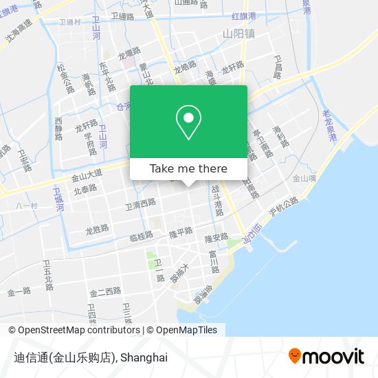 迪信通(金山乐购店) map