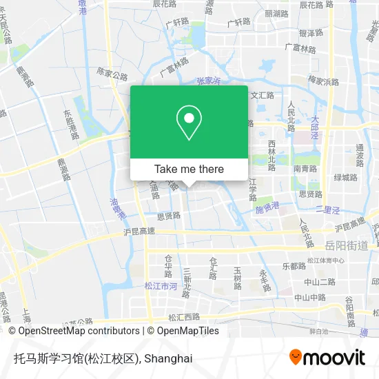 托马斯学习馆(松江校区) map