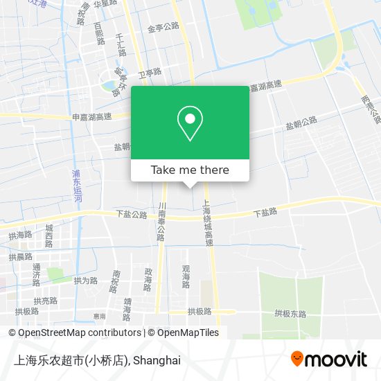 上海乐农超市(小桥店) map