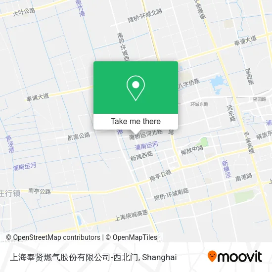 上海奉贤燃气股份有限公司-西北门 map