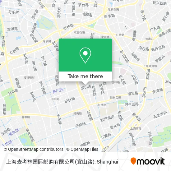 上海麦考林国际邮购有限公司(宜山路) map