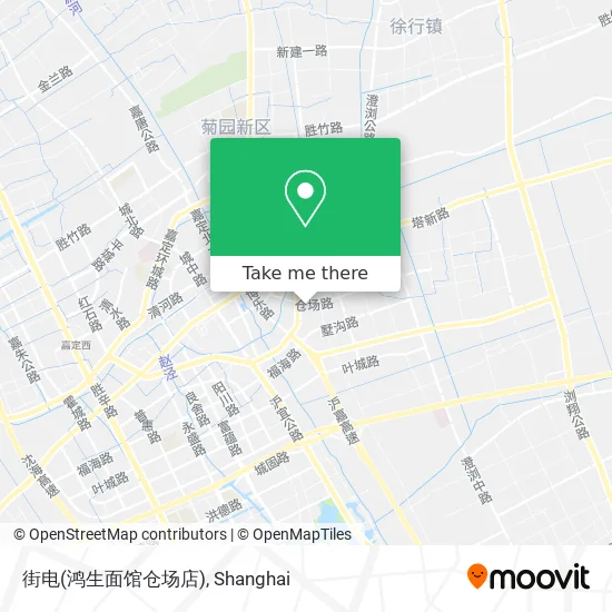街电(鸿生面馆仓场店) map