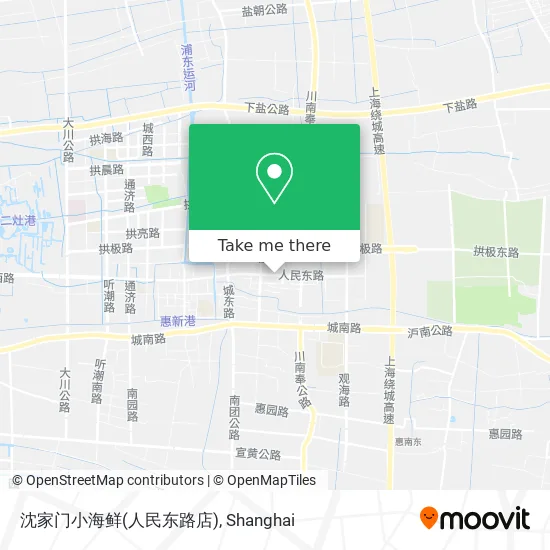 沈家门小海鲜(人民东路店) map