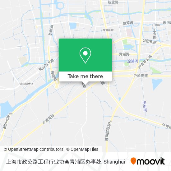 上海市政公路工程行业协会青浦区办事处 map