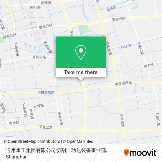 通用重工集团有限公司切割自动化装备事业部 map