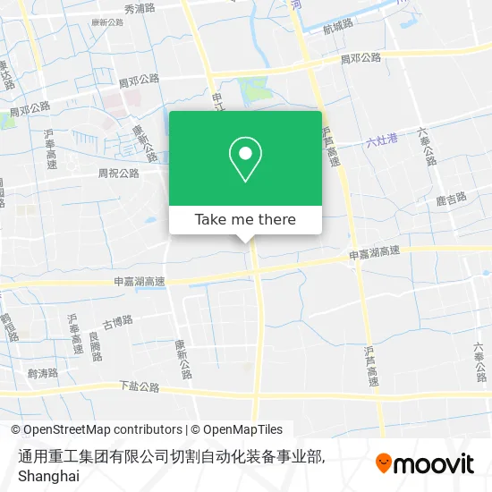 通用重工集团有限公司切割自动化装备事业部 map