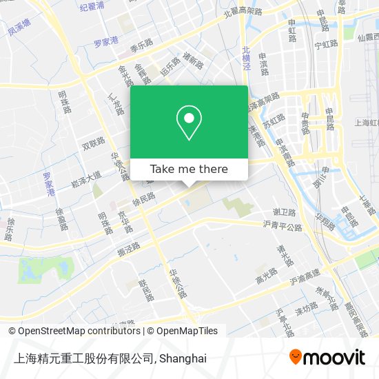 上海精元重工股份有限公司 map