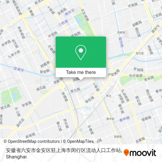 安徽省六安市金安区驻上海市闵行区流动人口工作站 map